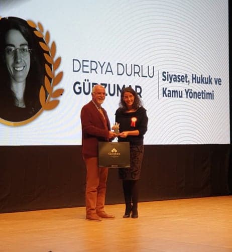 2019 Türkiye’nin 10 Başarılı Genci Yarışmasında Baromuz Üyesi Av. Derya Durlu Gürzumar Birinci Oldu