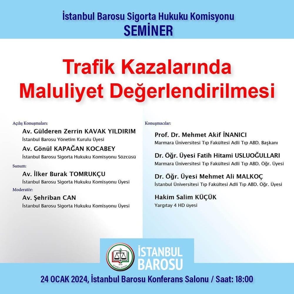 Trafik Kazalarında Maluliyet Değerlendirilmesi