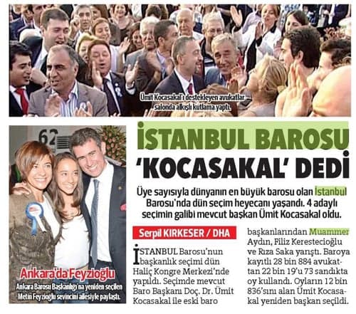 Basın Ve Televizyonlarda İstanbul Barosu Seçimleri