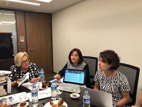 Türkiye’de Adli Yardım Hizmetlerinin Güçlendirilmesi Projesi Kapsamında Bir Heyet Baromuzu Ziyaret Etti