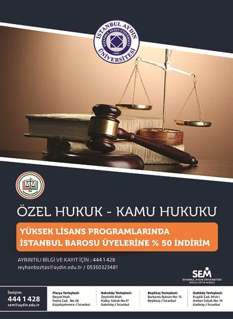 Özel Hukuk - Kamu Hukuku Yüksek Lisans Programları