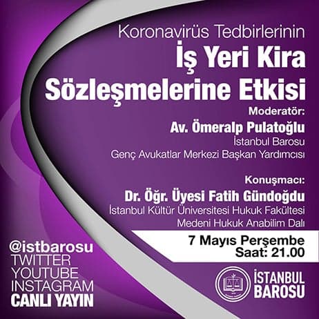 Koronavirüs Tedbirlerinin İş Yeri Kira Sözleşmesine Etkisi