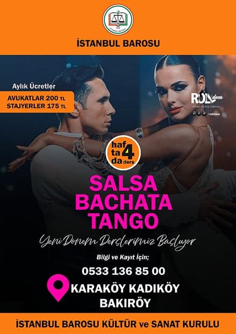 Salsa Bachata Tango Yeni Dönem Derslerimiz Başlıyor