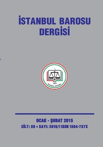 İstanbul Barosu Dergisi 2015-1 Ocak-Şubat Sayısı Çıktı

