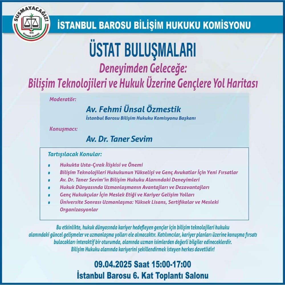 Deneyimden Geleceğe: Bilişim Teknolojileri ve Hukuk Üzerine Gençlere Yol Haritası