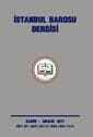 İstanbul Barosu Dergisi 2011/6 Kasım-Aralık Sayısı Çıktı