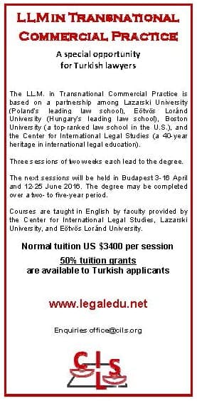 Ticaret Hukuku Ll.M. Programı