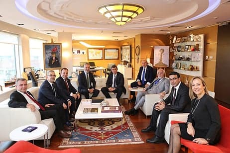 İstanbul, Muğla, Antalya, Aydın, Bingöl, Adıyaman ve Balıkesir Barosu Başkanlarından Feyzioğlu’na Ziyaret