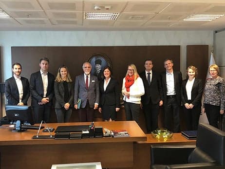 Norveç Oslo Barosu Başkanı ve Yönetim Kurulu Üyeleri Başkan Durakoğlu’nu Ziyaret Ettiler