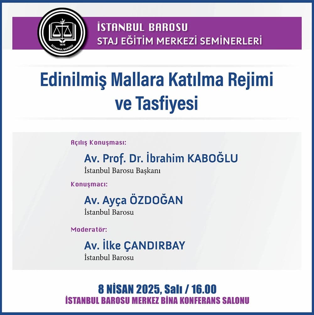 Edinilmiş Mallara Katılma Rejimi ve Tasfiyesi