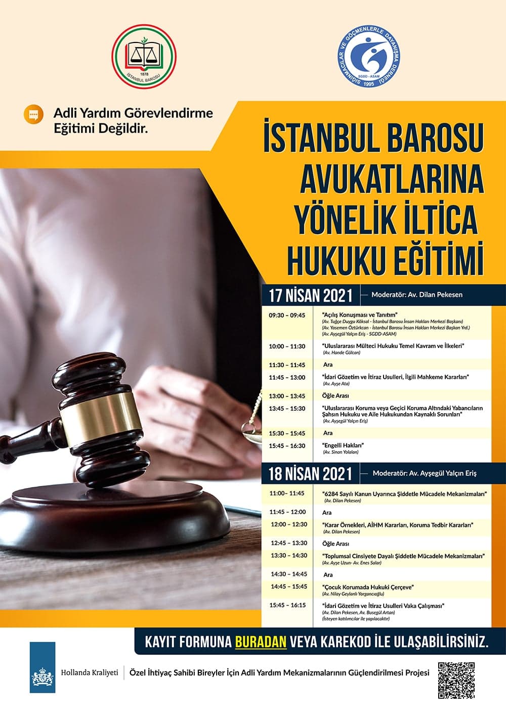 İstanbul Barosu Avukatlarına Yönelik İltica Hukuku Eğitimi