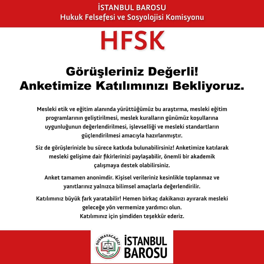 Görüşleriniz Değerli! Anketimize Katılımınızı Bekliyoruz