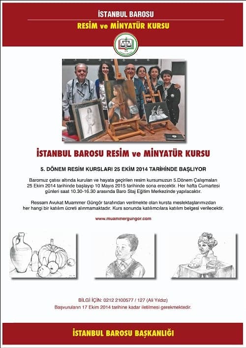 Beşinci Dönem Resim Ve Minyatür Kursu Başlıyor

