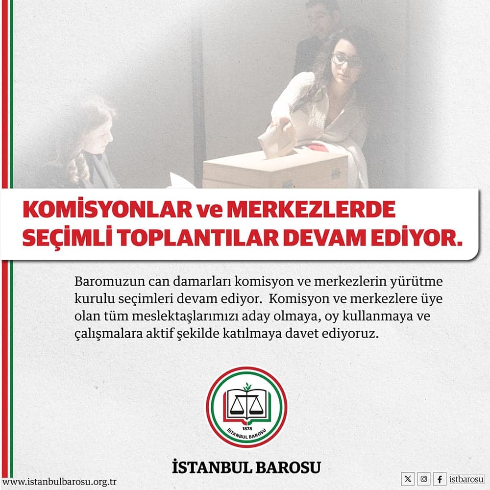 Komisyonlar ve Merkezlerde Seçimli Toplantılar Devam Ediyor