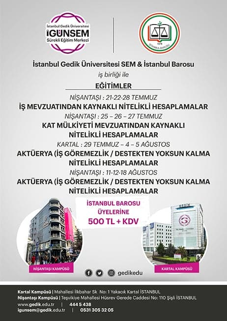 Bilirkişilik Eğitimleri Devam Ediyor