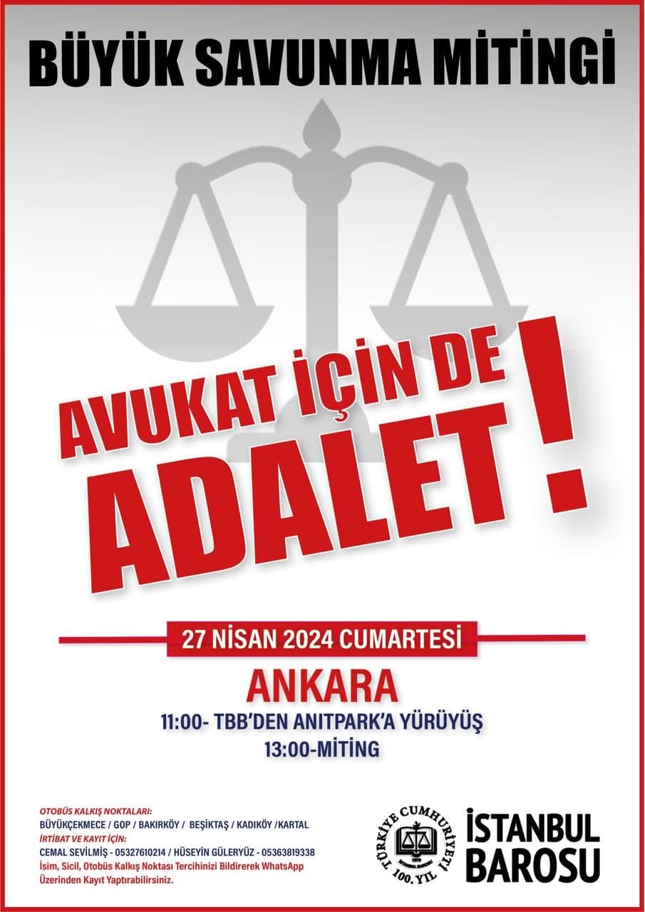 Avukat İçin de Adalet