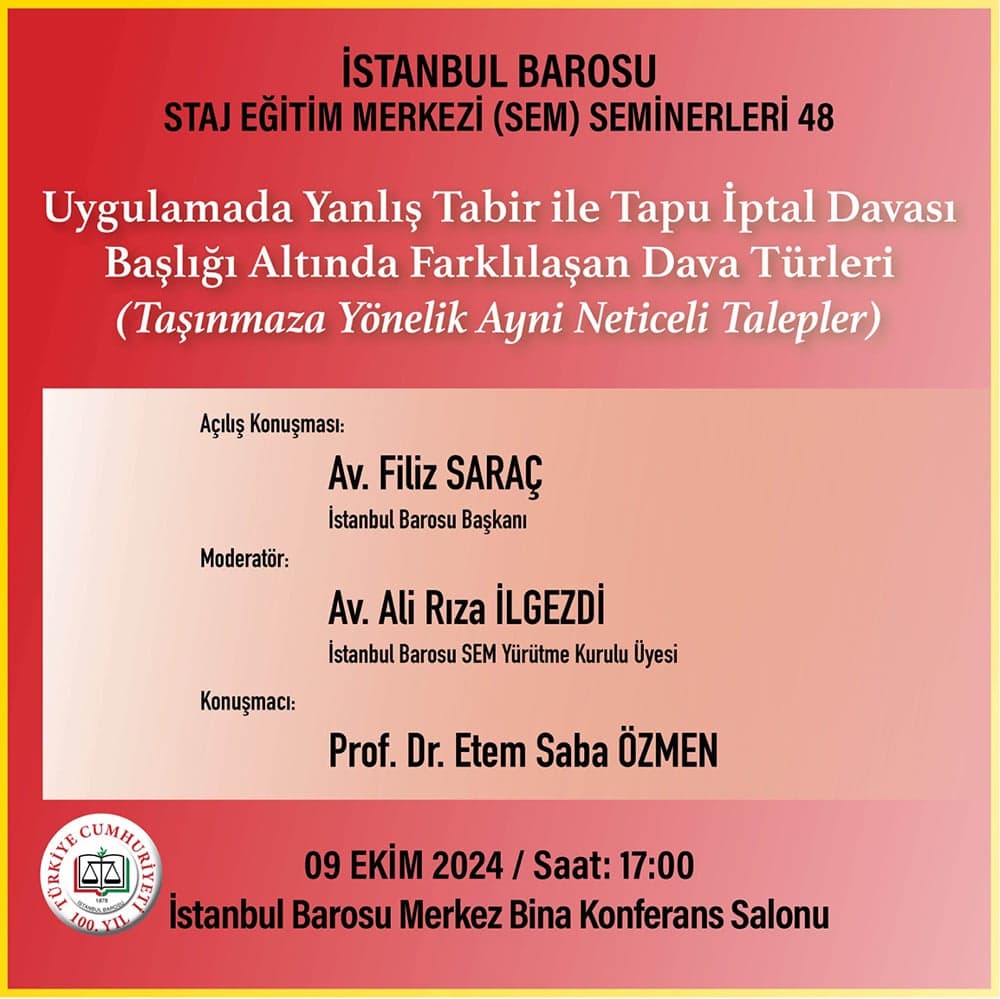 Uygulamada Yanlış Tabir ile Tapu İptal Davası Başlığı Altında Farklılaşan Dava Türleri