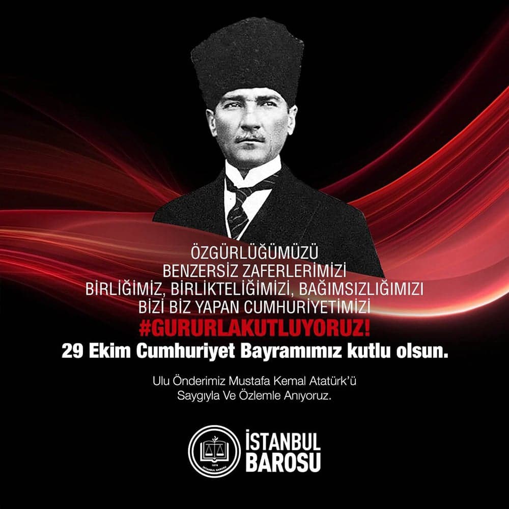 29 Ekim Cumhuriyet Bayramımız Kutlu Olsun