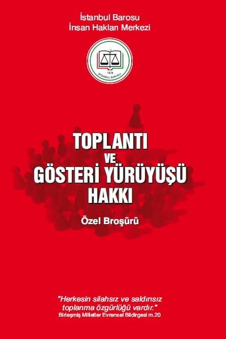Duyuru - Toplantı Ve Gösteri Yürüyüşü Hakkı Broşürü