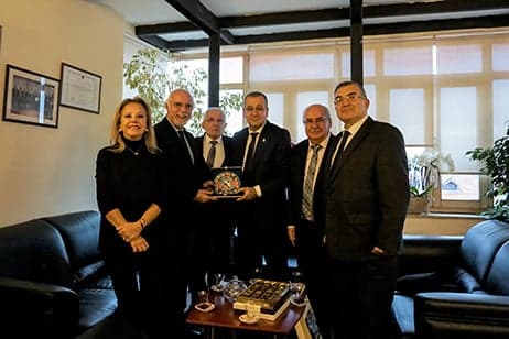 İstanbul Yüksek Ticaret ve Marmara Üniversitesi İktisadi İdari Bilimler Fakültesi Mezunlar Derneği’nin Baromuzu Ziyareti