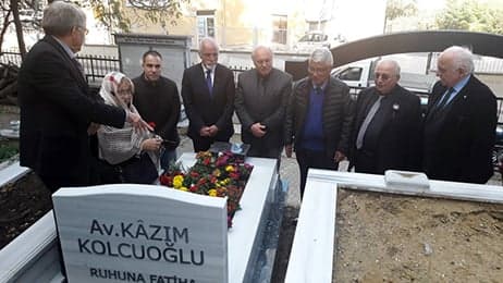 Önceki Dönem Baro Başkanımız Avukat Kazım Kolcuoğlu, Kabri Başında Anıldı 
