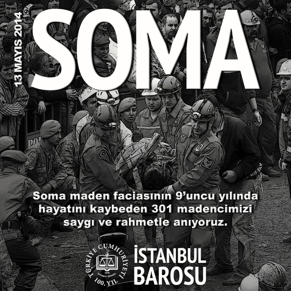 Soma’yı Unutmayacağız! 301 Madencimizi Saygıyla Anıyoruz