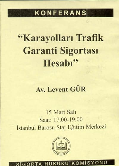 Karayolları Trafik
Garanti Sigortası Hesabı