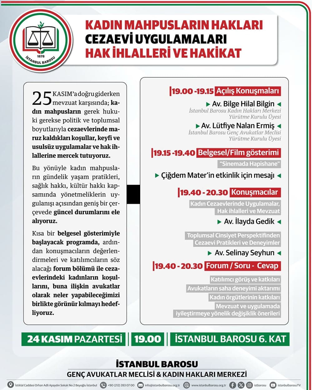 Kadın Mahpusların Hakları Cezaevi Uygulamaları Hak İhlalleri ve Hakikat