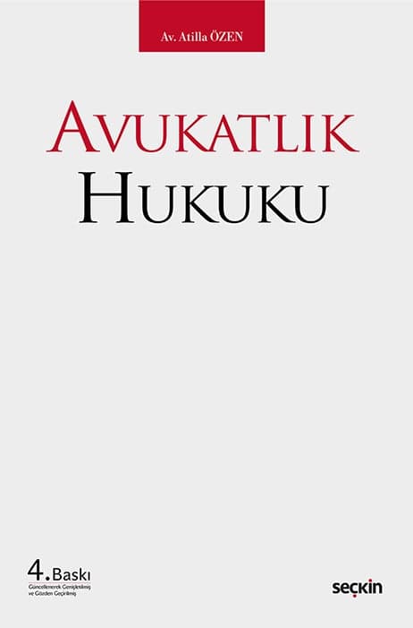 Avukatlık Hukuku Kitabı