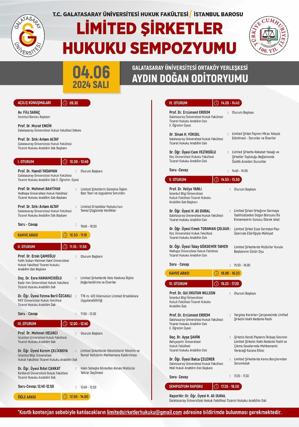 Limited Şirketler Hukuku Sempozyumu