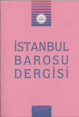 İstanbul Barosu Dergisi’Nin
Yeni Sayısı Çıktı.