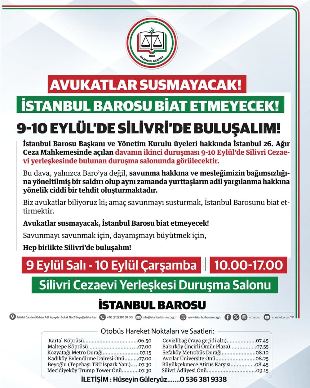 9-10 Eylül'de Silivri'de Buluşalım!