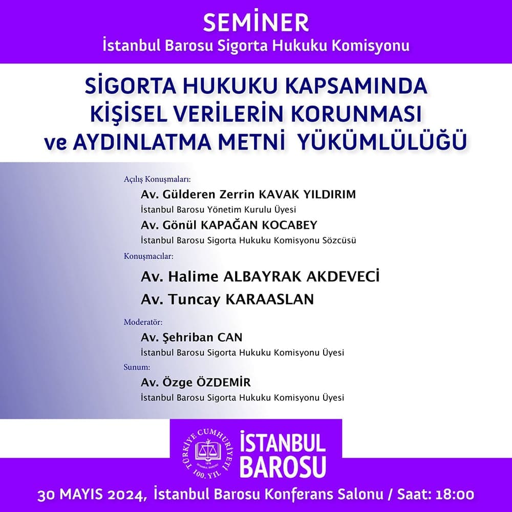 Sigorta Hukuku Kapsamında Kişisel Verilerin Korunması ve Aydınlatma Metni Yükümlülüğü