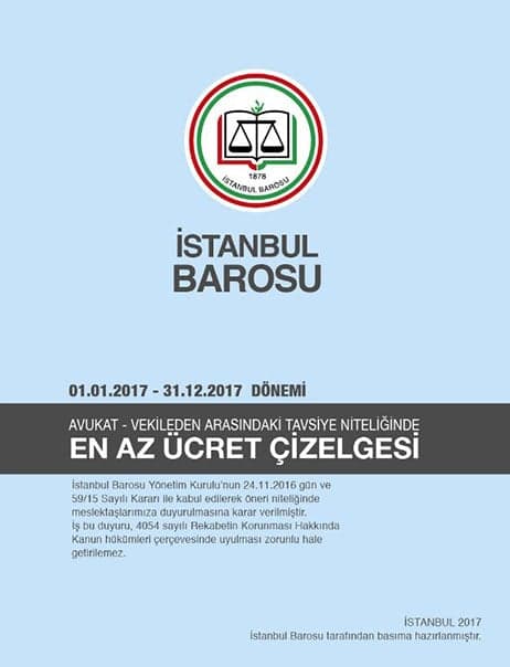 Tavsiye Niteliğindeki En Az Ücret Çizelgesi Yayınlandı 