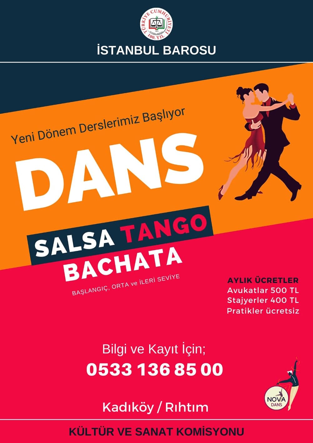 Yeni Dönem Dans Derslerimiz Başlıyor