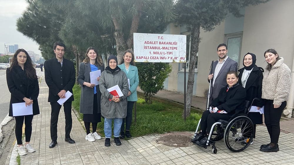 İstanbul Barosu Maltepe Cezaevi Erişilebilirlik Ziyareti
