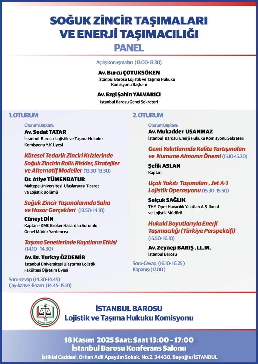 Soğuk Zincir Taşımaları ve Enerji Taşımacılığı