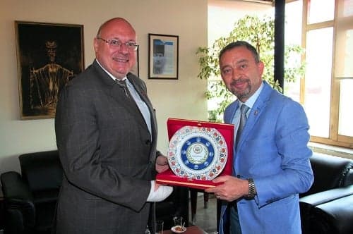 Belçika’Nın İstanbul Başkonsolosu 
Vantieghem’İn Veda Ziyareti