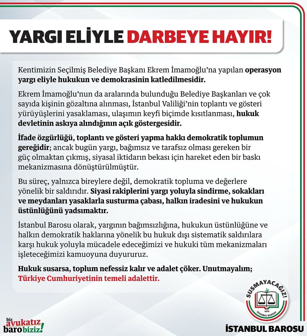 Yargı Eliyle Darbeye Hayır!