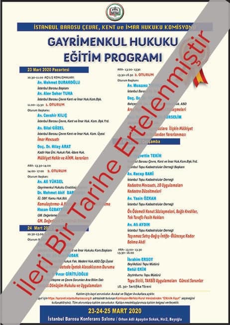 ERTELENDİ: Gayrimenkul Hukuku Eğitim Programı