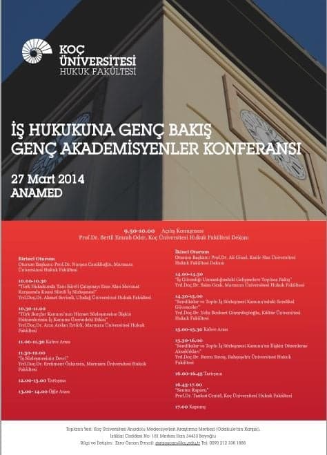 İş Hukuku Genç Akademisyenler Konferansı