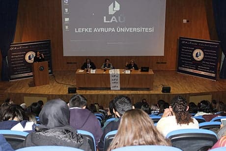 Kıbrıs Lefke Avrupa Üniversitesi'nde Şiddet, Kadın ve Hukuk Konulu Toplantı