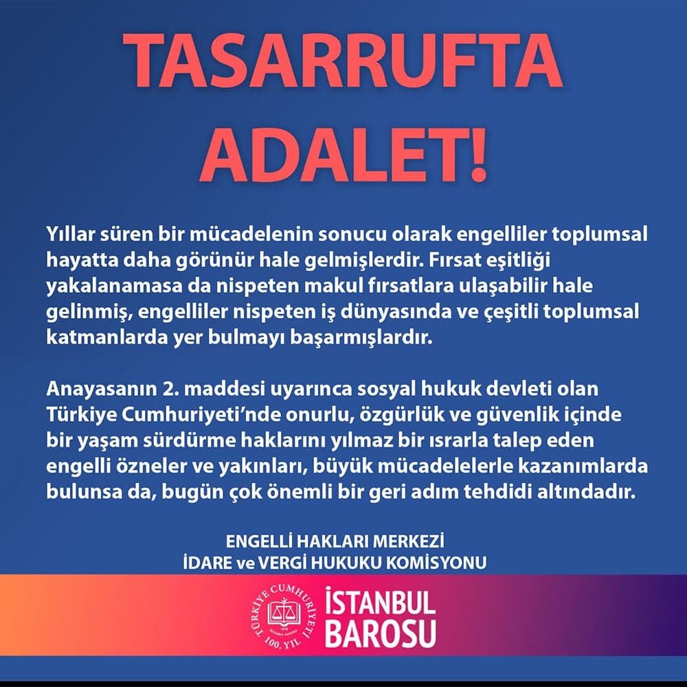 Tasarrufta Adalet