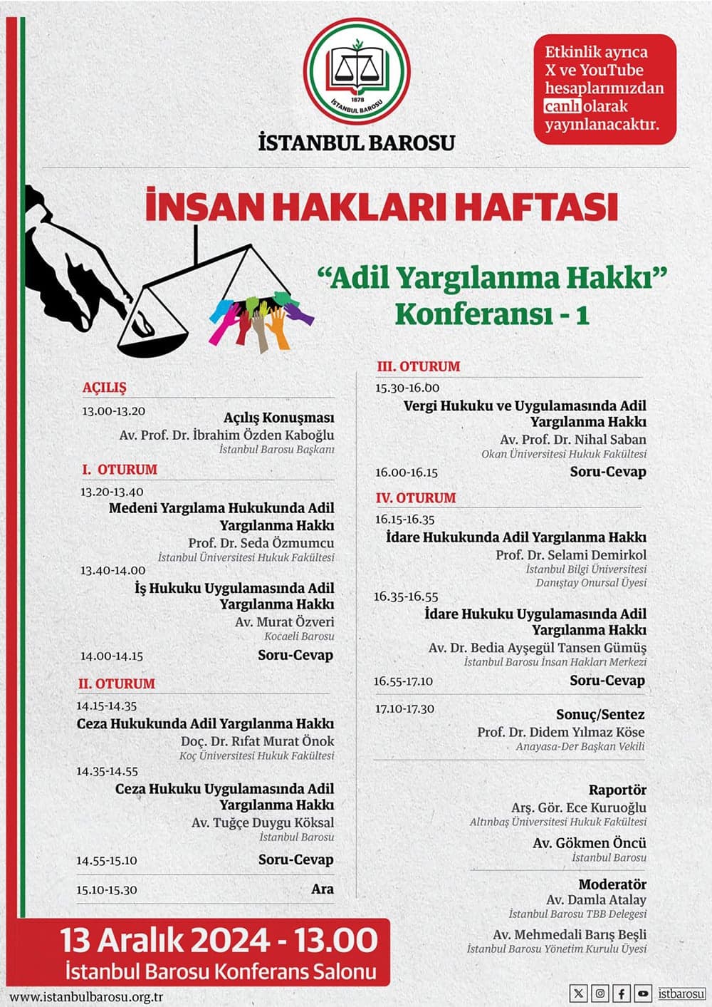 Adil Yargılanma Hakkı Konferansı - 1