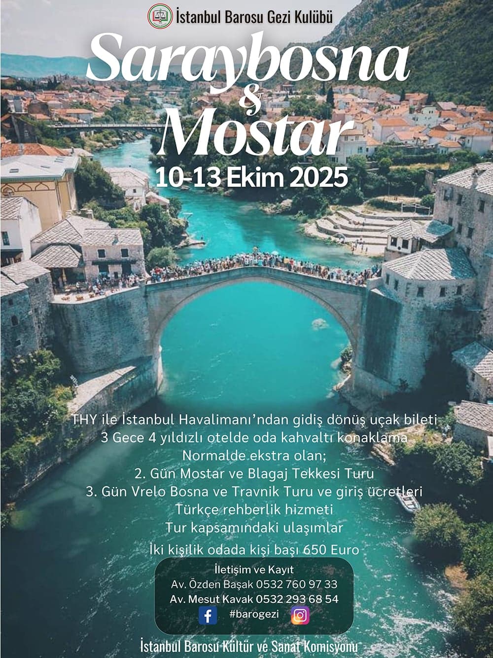 Saraybosna & Mostar Gezisi