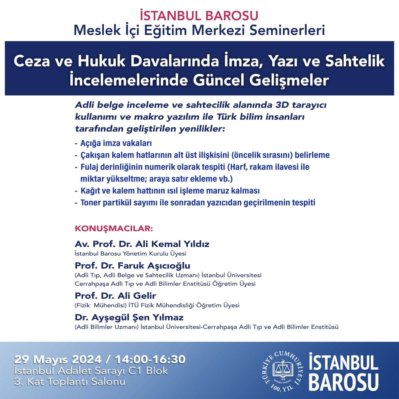 Ceza ve Hukuk Davalarında İmza, Yazı ve Sahtecilik İncelemelerinde Güncel Gelişmeler