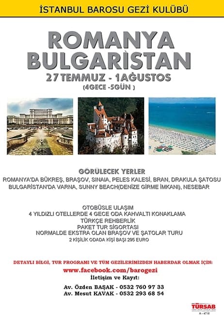 Romanya- Bulgaristan Gezisi