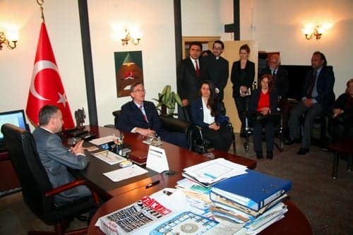 Hollanda İstanbul Başkonsolosu İstanbul Barosu’Nu Ziyaret Etti 

