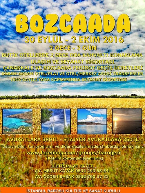 Bozcaada Gezisi