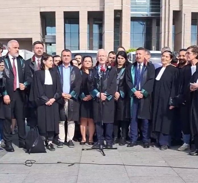 Av. Fırat Epözdemir'in Tahliye Kararı Sonrası Yaptığımız Basın Açıklaması